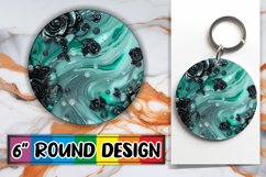 Spring Blossom Round Design Garden Delights PNG Product Image 1