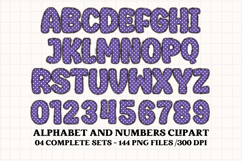 Springtime Alphabet png, letters doodle, springtime clipart Product Image 4