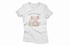 Halloween Axolotl Tombstone Graveyard Spooky PNG Uparupa Product Image 2