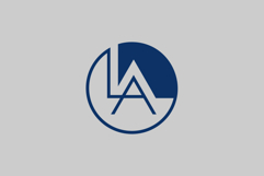 Initial LA or AL Circle Logo Product Image 2