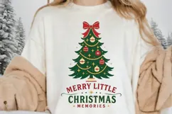 Merry Little Christmas Memories PNG Sublimation Design Product Image 4