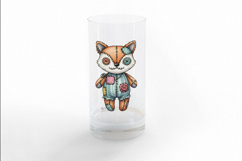Stitched Fox Doll Button Eyes Halloween Voodoo PNG Cute Product Image 3