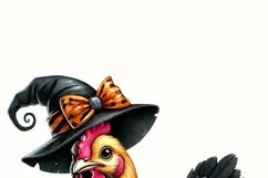 Chick or Treat PNG, Funny Halloween Chicken Sublimation Product Image 3