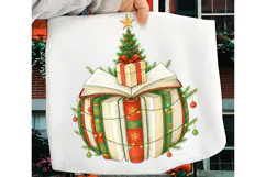 Bookish Christmas PNG Christmas Tree PNG, Christmas Book Product Image 4