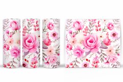 Flowers Tumbler Design. Flowers Tumbler Sublimation Product Image 2