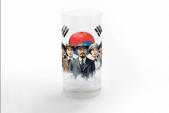 Diverse Korean Independence Era Figures Taegeukgi PNG Product Image 3