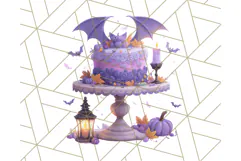 Haunted Sweet Shoppe PNG Clipart, Pastel Halloween Bakery Product Image 4