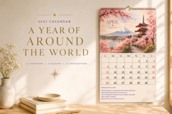2027 Calendar - Around the World |Watercolor Travel Calendar Product Image 12