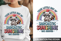 Your little ray of Sublimation Design - Funny Skeleton PNG Product Image 1