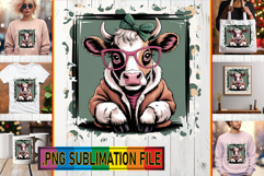 Cozy TSHIRT Designs Ideas PNG, Cute Cow Product Image 1