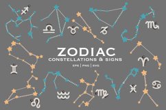 Zodiac clipart, Zodiac Signs, Zodiac Constellations Product Image 1