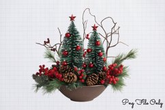 Christmas Tree Arrangement Decoration Clipart PNG Product Image 1