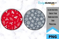 Winter - Christmas - Sublimation Backgrounds Product Image 1