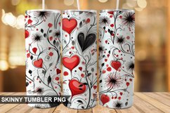 Valentine's Day Tumbler Design | Sublimation Wrap 20 Oz Product Image 1