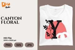 Canyon Floral Monogram Product Image 1