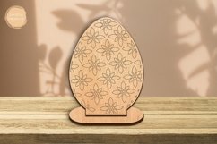 Coloring Easter Egg Laser Cut | Glowforge | SVG Product Image 1