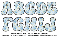 Fairytale Princess Alphabet Letters &amp; Numbers Clipart PNG Product Image 2