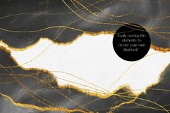 Gold and Black Watercolour Borders Product Image 4
