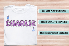 Jasmine Princess Alphabet png, jasmine letters doodle Product Image 6