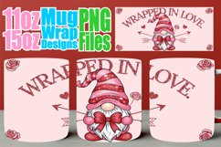 Happy whispers 11oz 15oz sublimation wrap, Valentines Product Image 1
