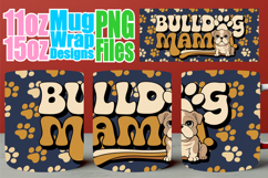 Pure joy sublimation mug wrap, Dog Mom Product Image 1