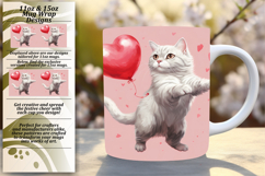 Flawless 11oz Mug Wrap Png Artwork , Cute Cat Product Image 1