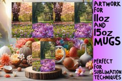 Nature-Inspired Mug Wrap Sublimation for 11oz/15oz Product Image 1