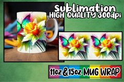 Timeless moments 11oz 15oz sublimation wrap, Butterfly Product Image 1