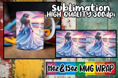 Happy hearts 11oz 15oz sublimation wrap, Women Product Image 1