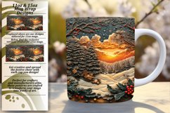 Custom 11oz Mug Wrap Png Design , Christmas Product Image 1