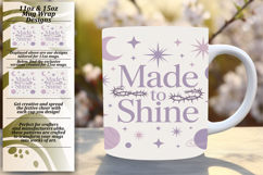 Stylish 11oz Mug Wrap Png Template , Religious Product Image 1