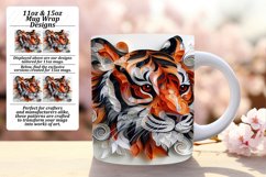 Whisker Wonderland: 3D Cat Wrap Mug - Sublimation 11oz/15oz Product Image 1