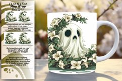 Cheerful Easter Ghost Mug Wrap Product Image 1