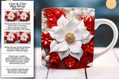 Festive Sparkle in 3D: Christmas Mug Wrap Delights Product Image 1