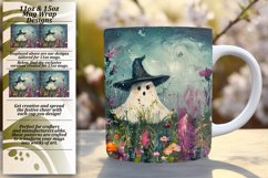 Halloween Ghost Wraps for 11oz &amp; 15oz Mugs Product Image 1