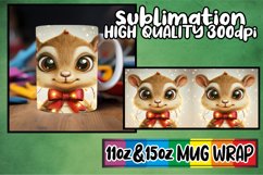 Christmas 3D Characters Mug Wrap for Holidays Product Image 1
