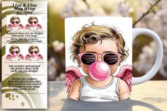 Trendy 15oz Mug Wrap Png Design , Cupid Product Image 1