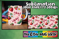 Serene evenings sublimation mug wrap, Christmas Product Image 1