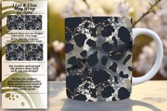Glitter Leopard Print Mug Wrap - Sublimation, 11oz &amp; 15oz Product Image 1