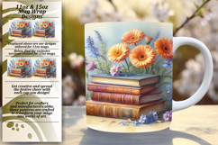 Lovely 11oz Mug Wrap Png Artwork , Books Product Image 1