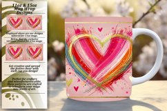 GRACEFUL 11oz PNG Mug Wrap Design , Heart Product Image 1