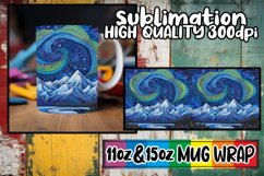 Colorful Nature Views Mug Wrap Sublimation 11oz 15oz Product Image 1