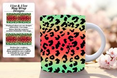 Shimmering Leopard Print Mug Wrap 11oz/15oz Patterns Product Image 1