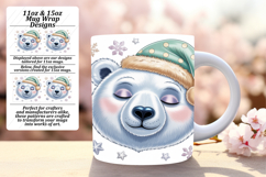 Dynamic 11oz Mug Wrap Png Artwork , Cute Christmas Product Image 1