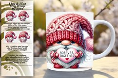 Artful 11oz Mug Wrap Png Template , Gnomes Product Image 1