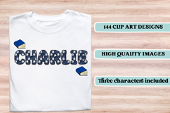 I Love Books Seamless Patterns, Book Lover doodle letters Product Image 7