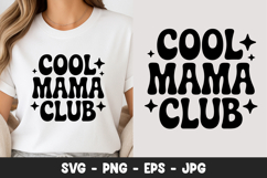 Cool Mama Club Typography Design SVG PNG Product Image 1