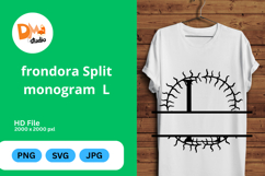 Frondora Split Monogram Product Image 1