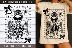 Cute ghost with bow Halloween Coquette SVG Bundle Product Image 13