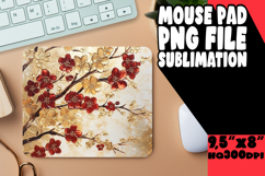 SWEET DESK PAD PLAYFUL PNG, 3D Flower Product Image 1